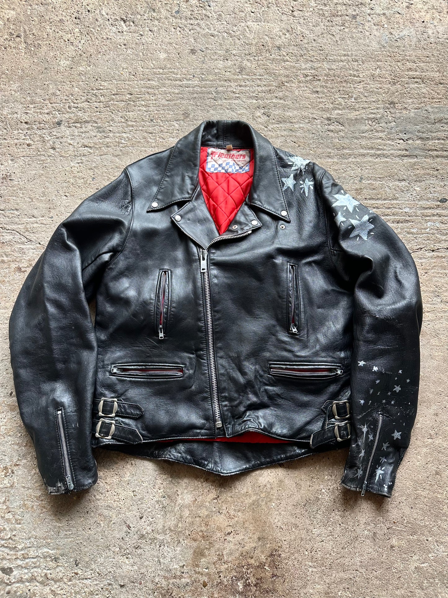 Vintage Leather Jacket - Large