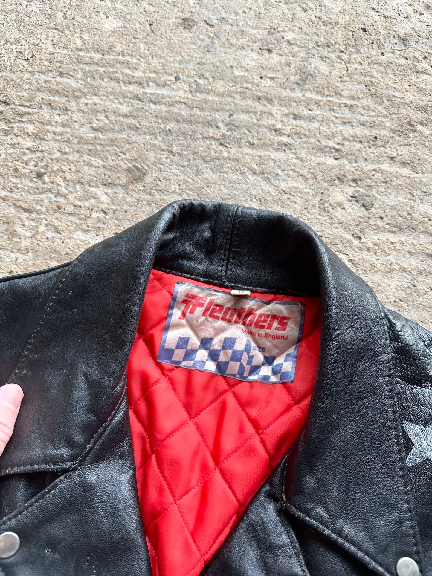Vintage Leather Jacket - Large