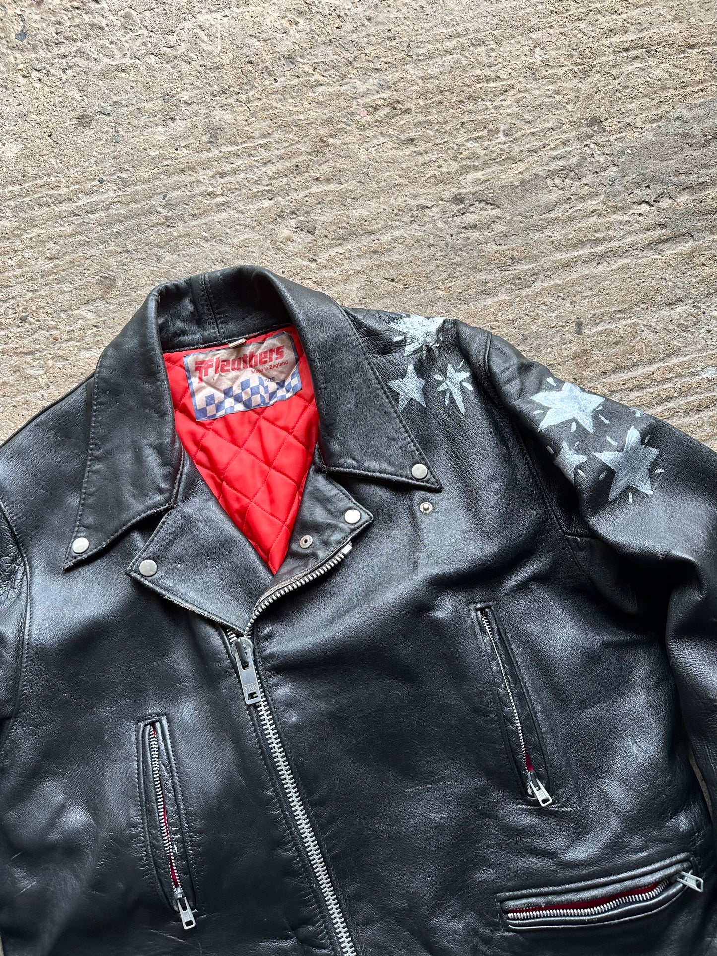 Vintage Leather Jacket - Large