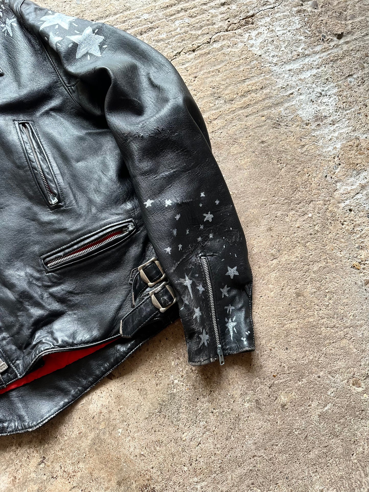 Vintage Leather Jacket - Large