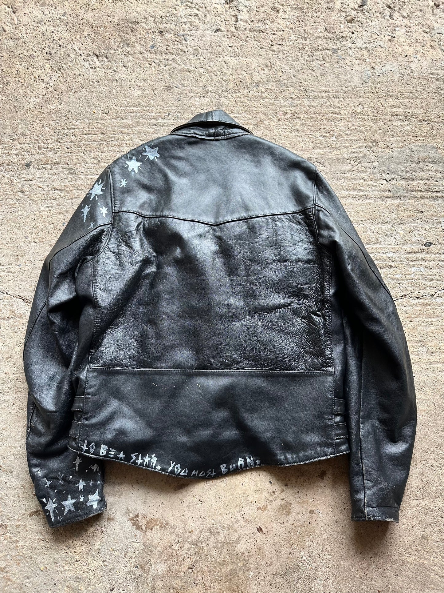 Vintage Leather Jacket - Large