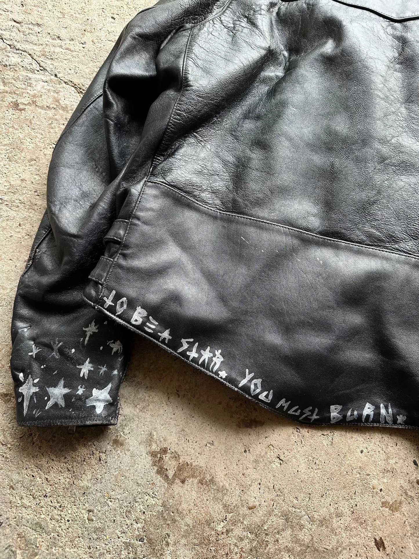 Vintage Leather Jacket - Large
