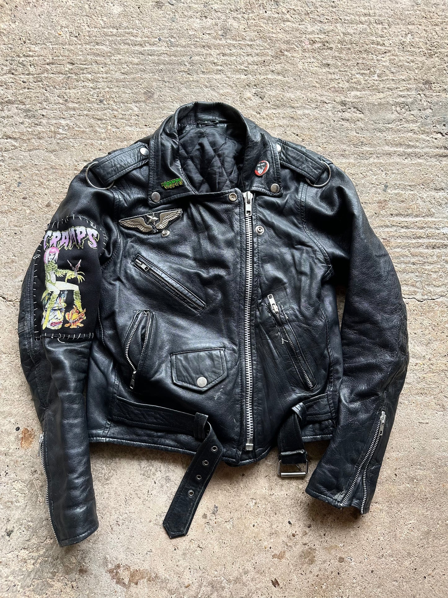 Vintage Leather Jacket - X-Small