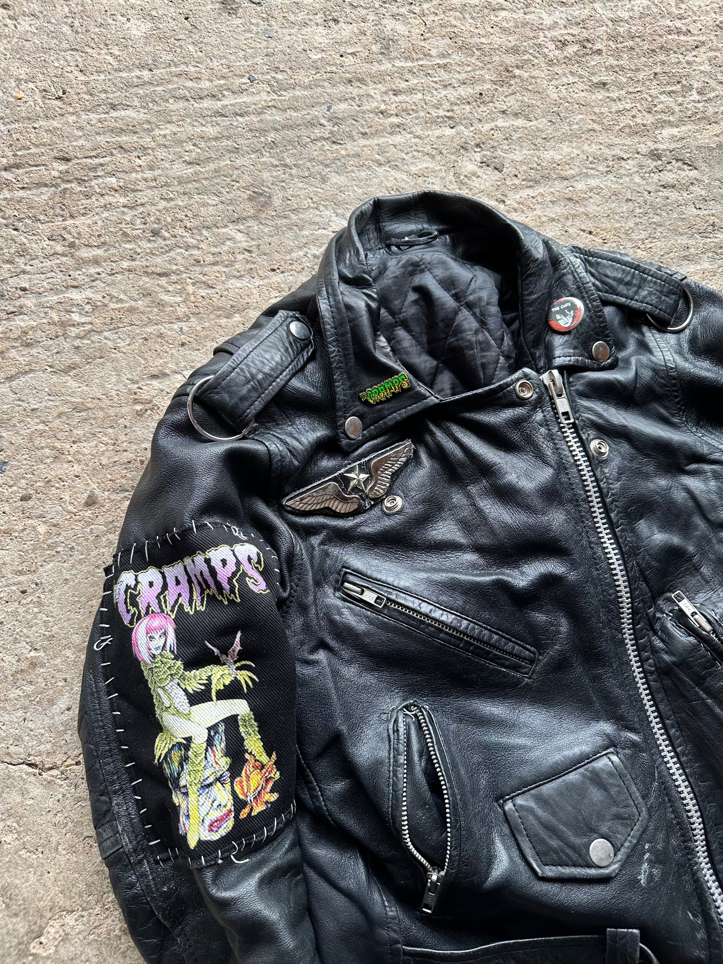 Vintage Leather Jacket - X-Small