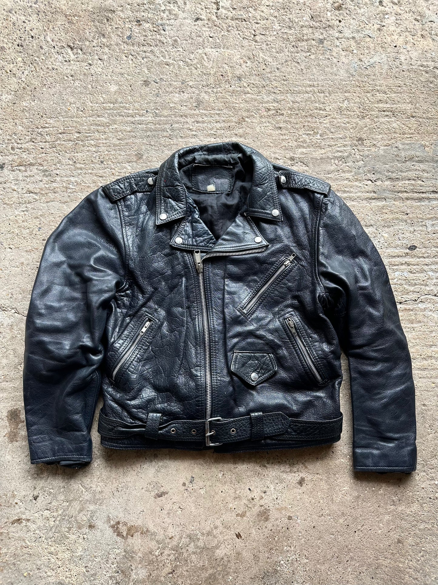 Vintage Leather Jacket -Medium