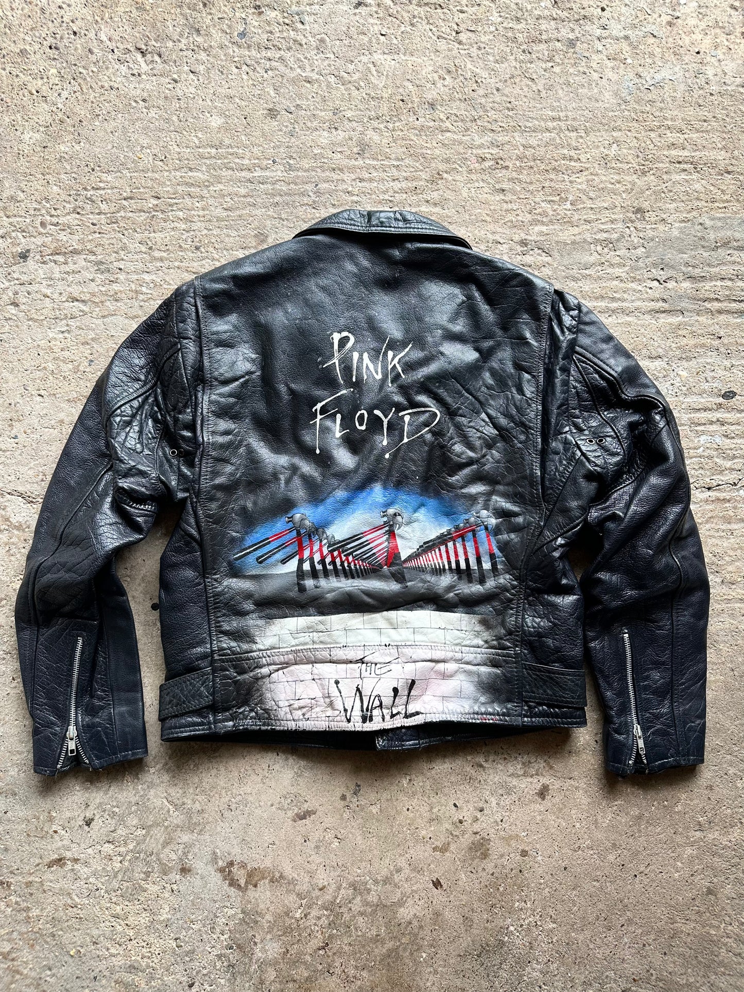 Vintage Leather Jacket -Medium