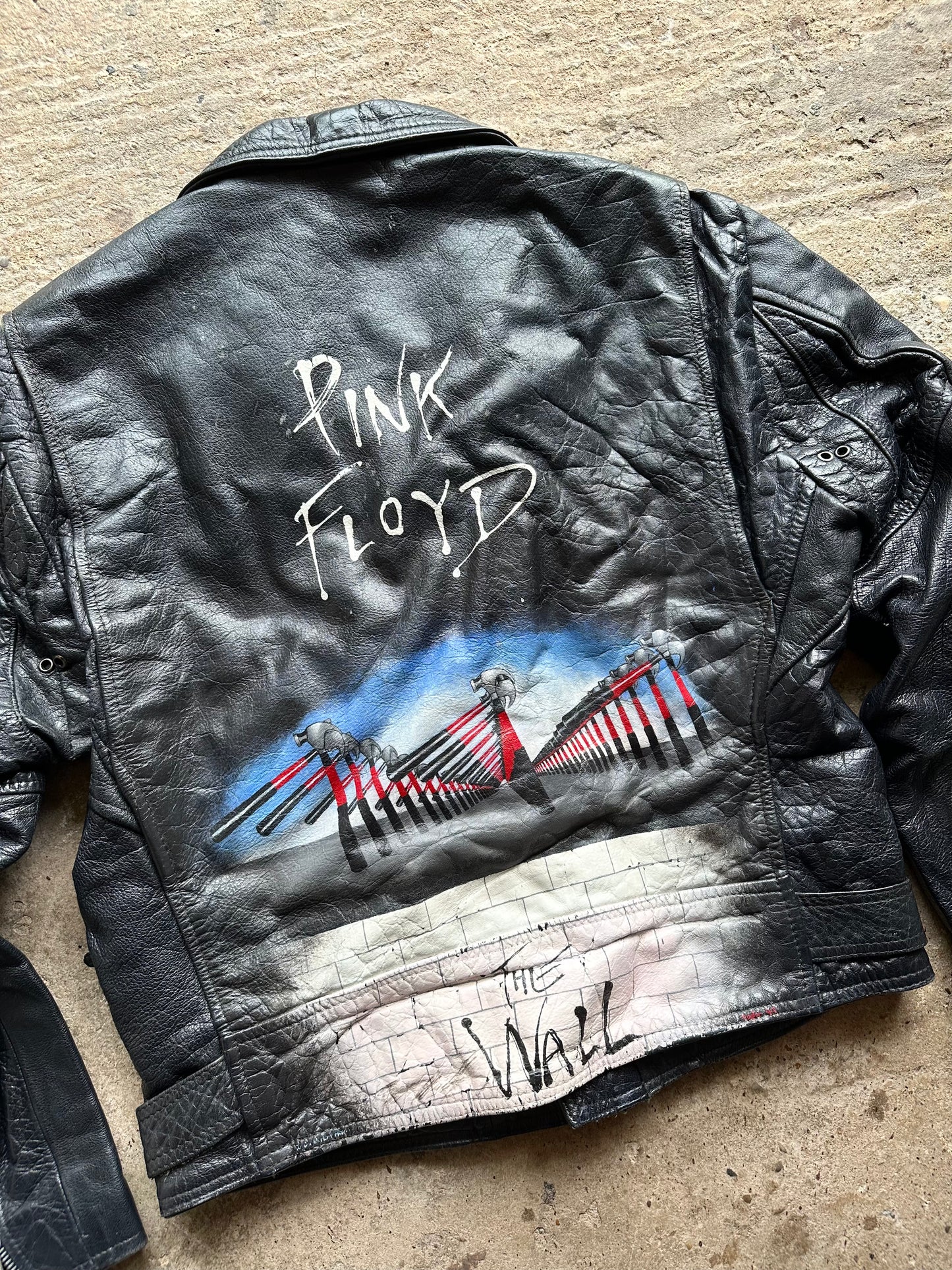 Vintage Leather Jacket -Medium